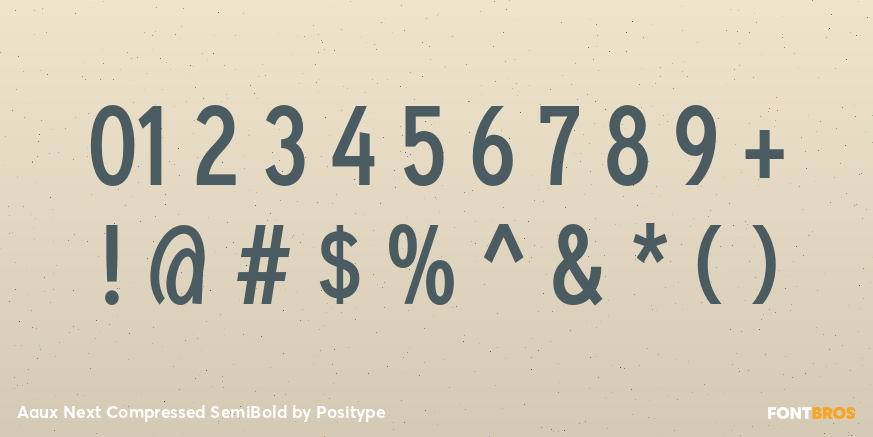 Aaux Next Compressed SemiBold Font Poster #4