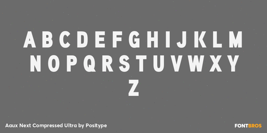 Aaux Next Compressed Ultra Font Poster #2