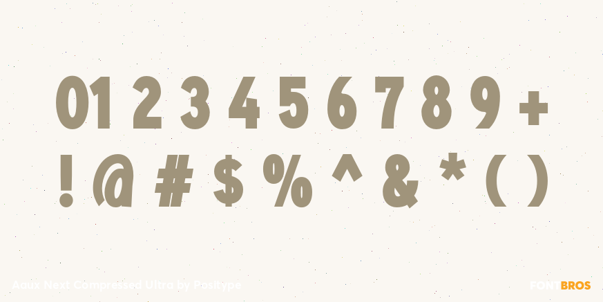 Aaux Next Compressed Ultra Font Poster #4
