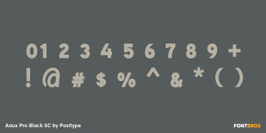 Aaux Pro Black SC Font Poster #4
