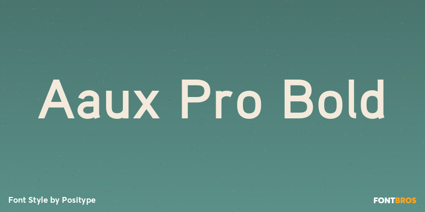 Aaux Pro Bold Font Poster #1