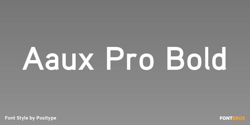 Aaux Pro Bold Font Poster #1