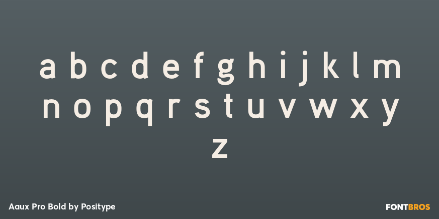 Aaux Pro Bold Font Poster #3
