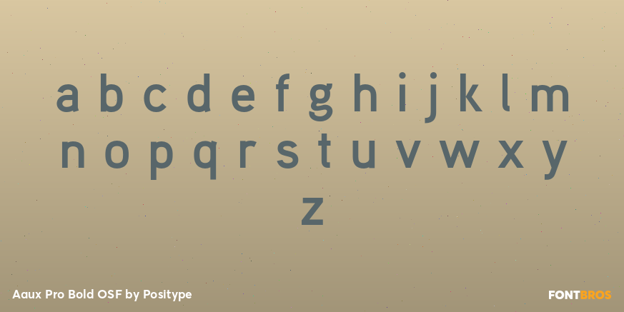 Aaux Pro Bold OSF Font Poster #3