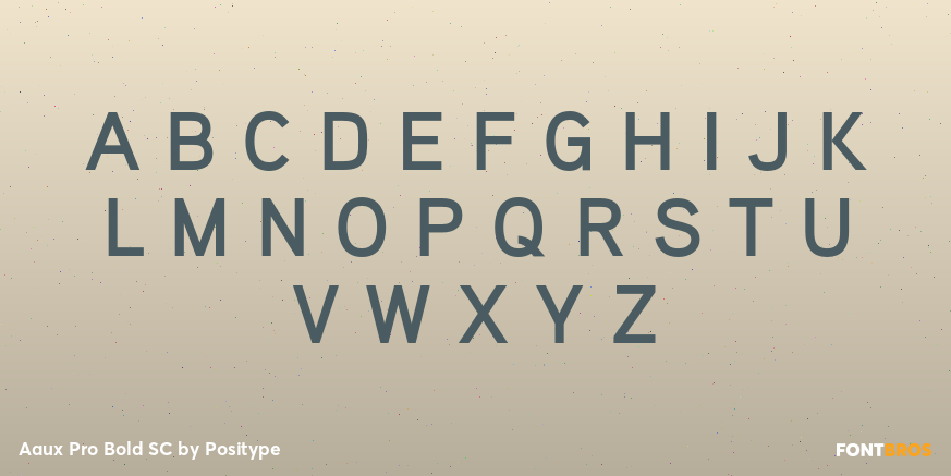 Aaux Pro Bold SC Font Poster #2