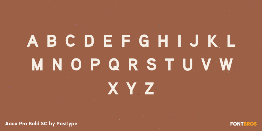 Aaux Pro Bold SC Font Poster #3
