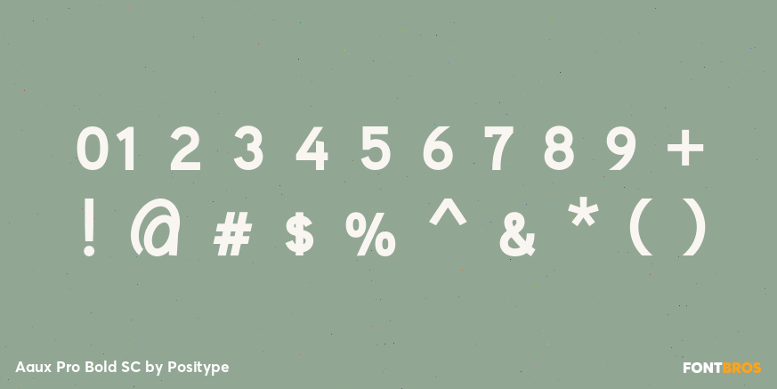 Aaux Pro Bold SC Font Poster #4