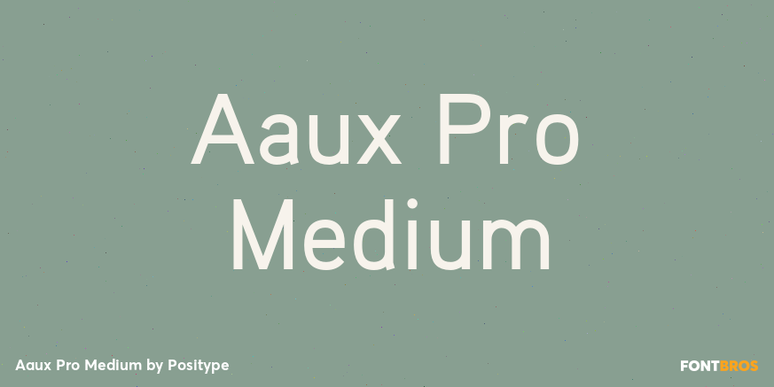 Aaux Pro Medium Font Poster #1