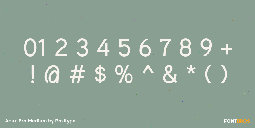 Aaux Pro Medium Font Poster #4