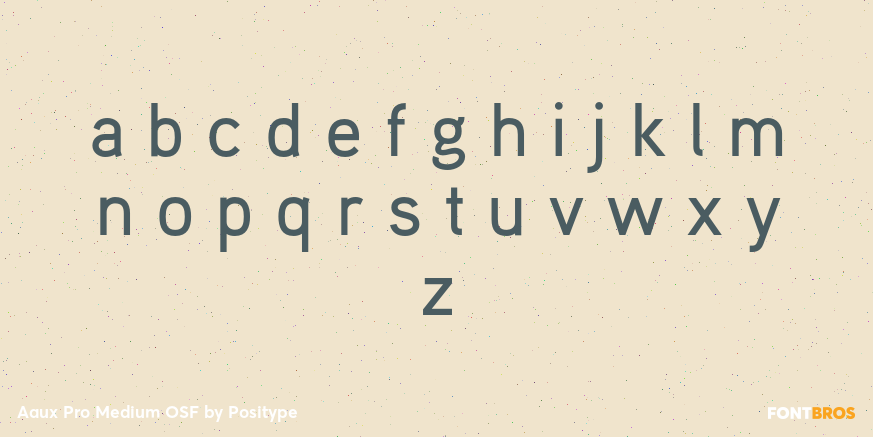 Aaux Pro Medium OSF Font Poster #3