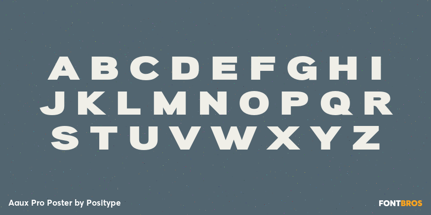 Aaux Pro Poster Font Poster #2