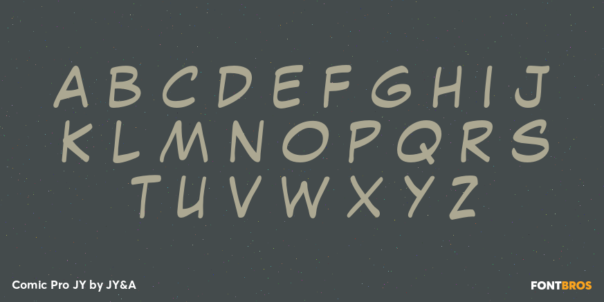 Comic Pro JY Font Poster #3