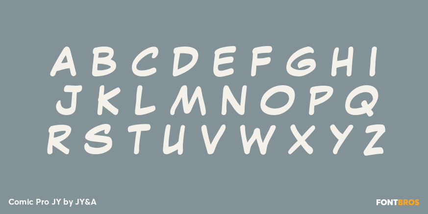 Comic Pro JY Font Poster #1