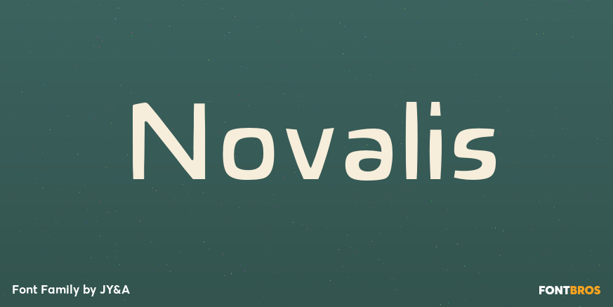 Novalis Font Poster