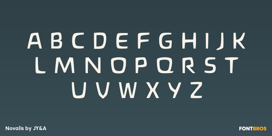 Novalis Font Poster #2