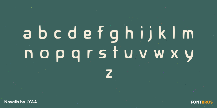 Novalis Font Poster #3