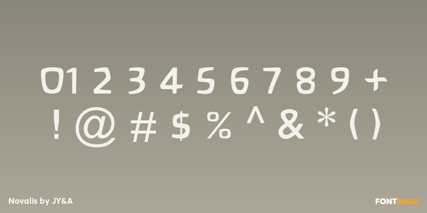 Novalis Font Poster #4