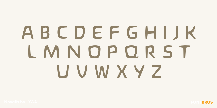 Novalis Font Poster #1