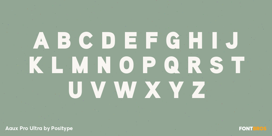 Aaux Pro Ultra Font Poster #2