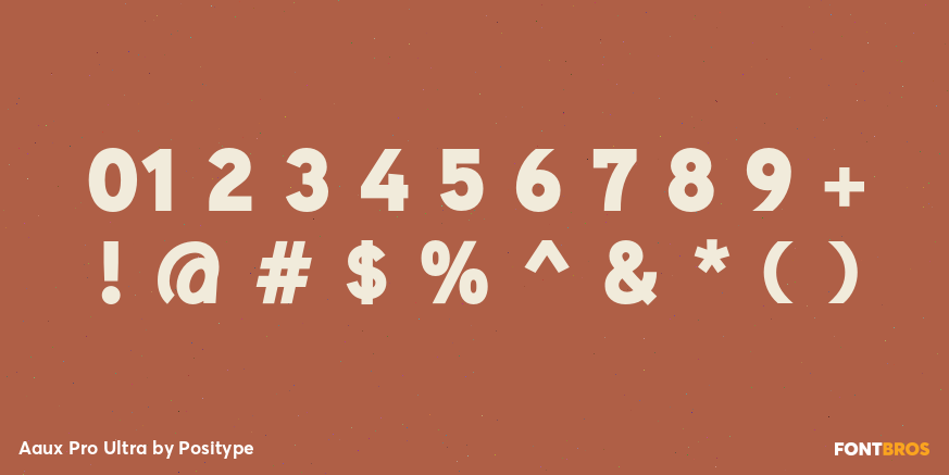 Aaux Pro Ultra Font Poster #4