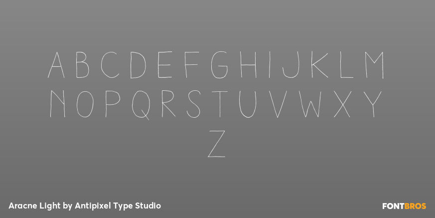 Aracne Light Font Poster #1