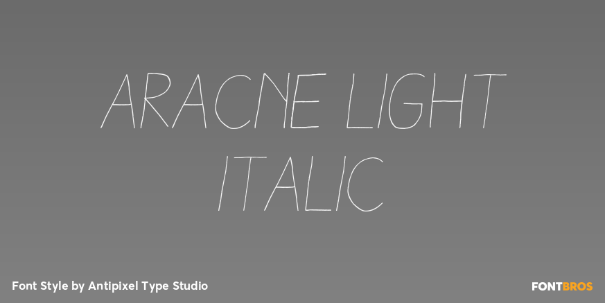 Aracne Light Italic Font Poster #1