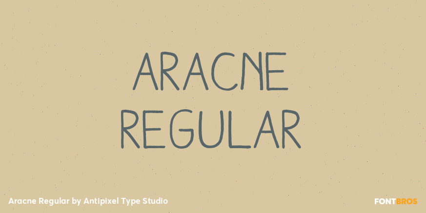Aracne Regular Font Poster #1