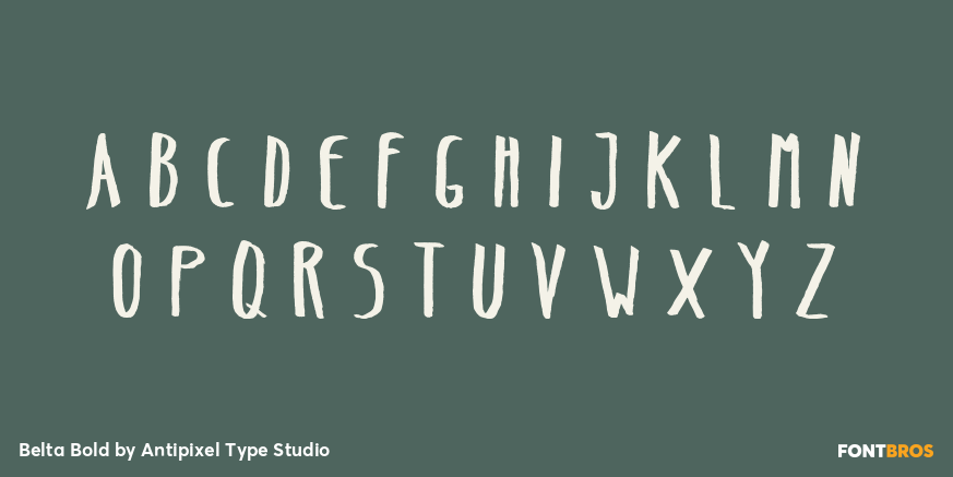 Belta Bold Font Poster #2