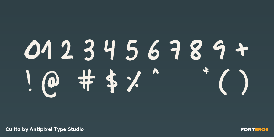 Culita Font Poster #4