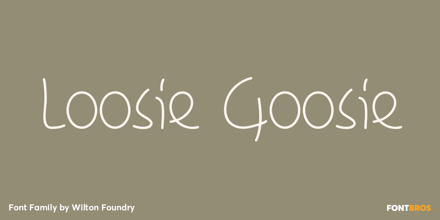 Loosie Goosie Font Poster #1