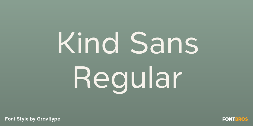 Kind Sans Regular Poster