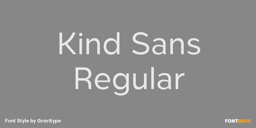 Kind Sans Regular Poster