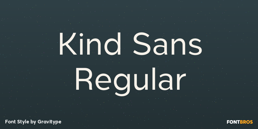 Kind Sans Regular Poster