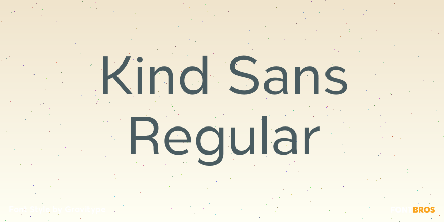 Kind Sans Regular Poster