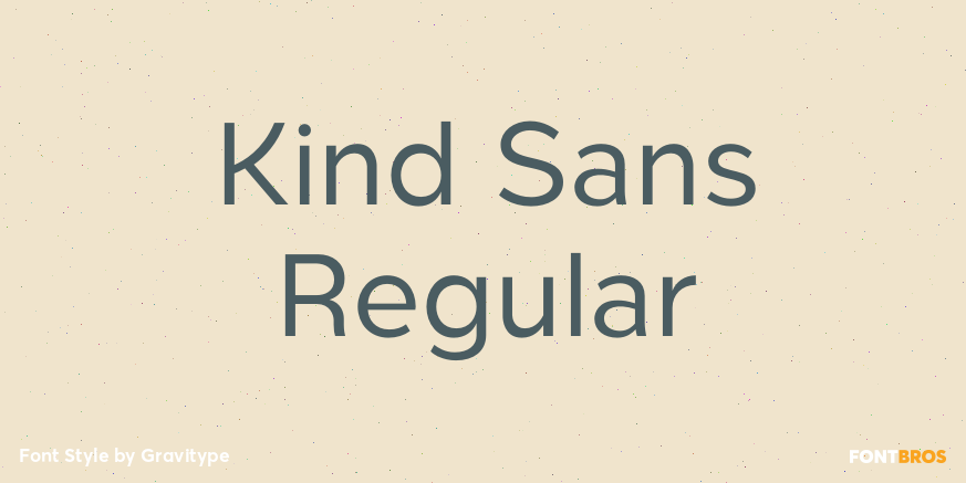 Kind Sans Regular Poster