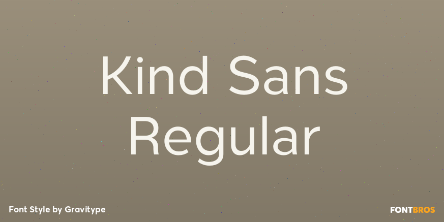 Kind Sans Regular Poster