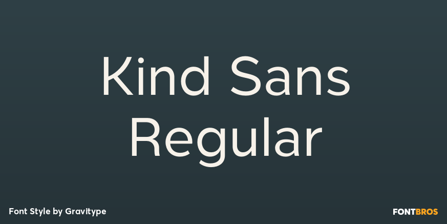 Kind Sans Regular Poster