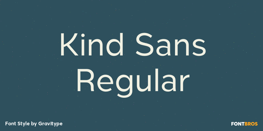 Kind Sans Regular Poster