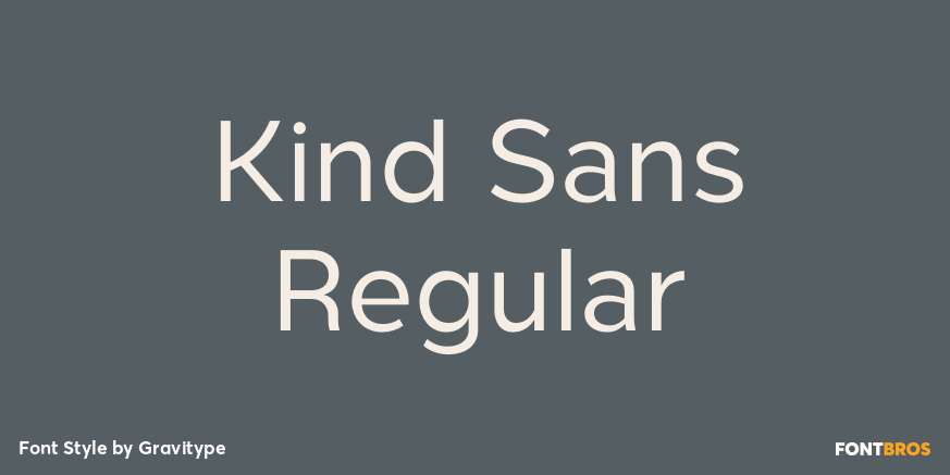 Kind Sans Regular Poster
