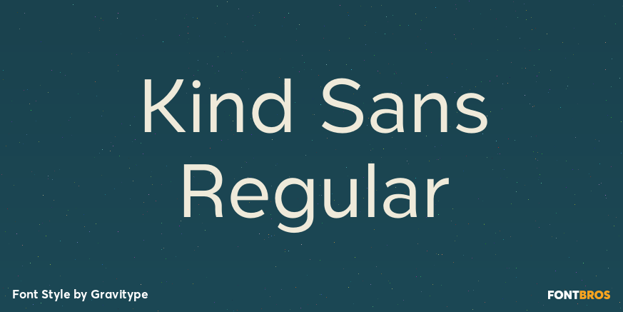 Kind Sans Regular Poster