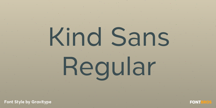 Kind Sans Regular Poster