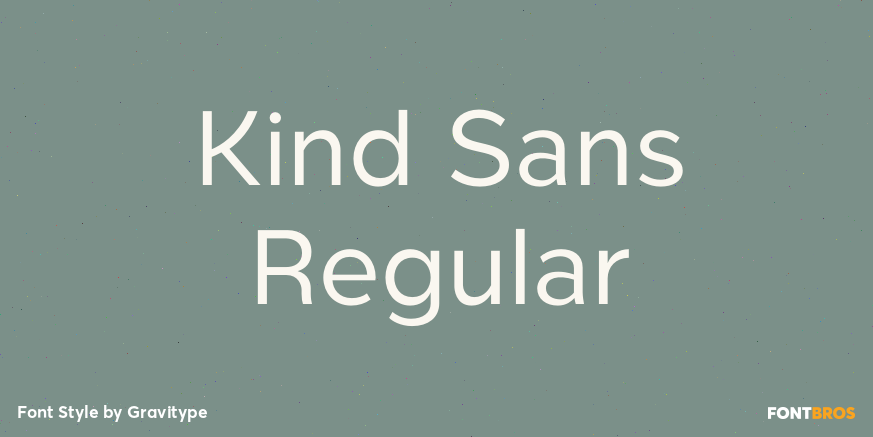 Kind Sans Regular Poster