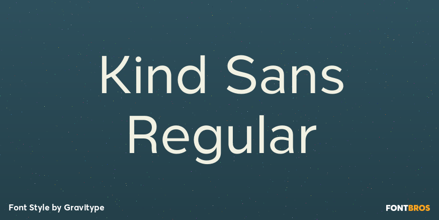 Kind Sans Regular Poster