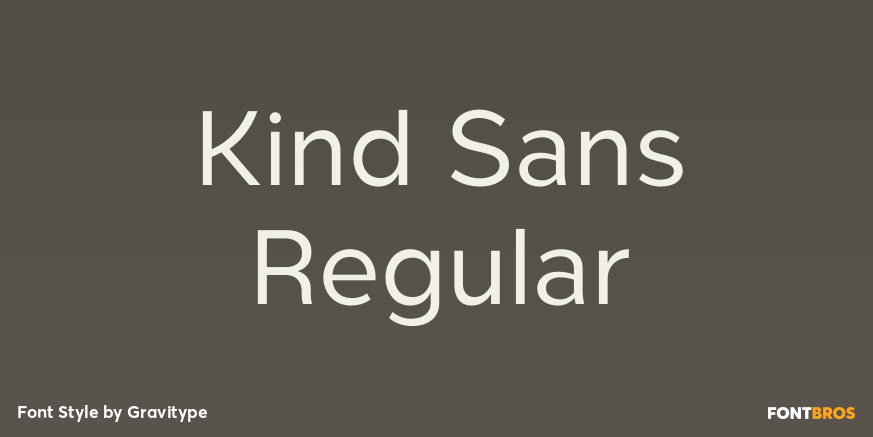 Kind Sans Regular Poster