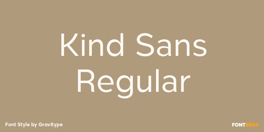 Kind Sans Regular Poster