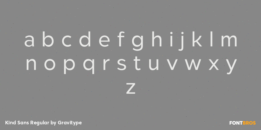 Kind Sans Regular Font Poster #3