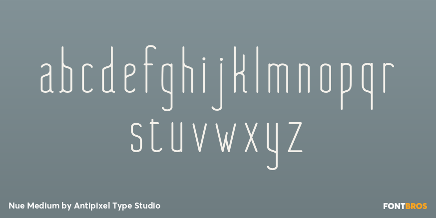 Nue Medium Font Poster #3