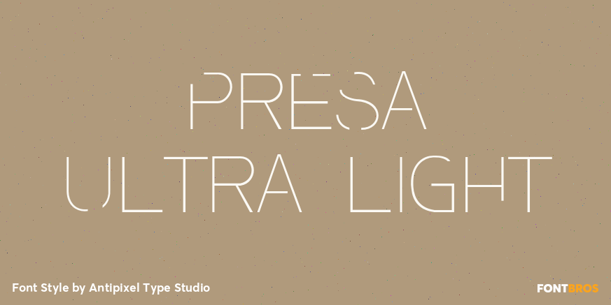 Presa Ultra Light Poster