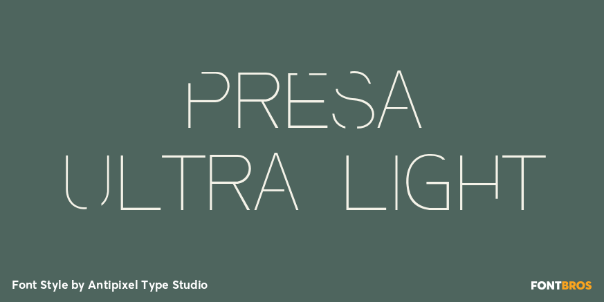 Presa Ultra Light Poster