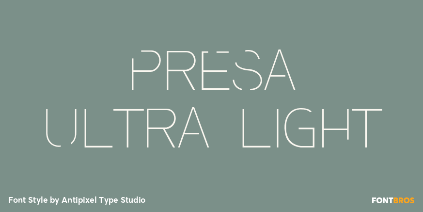 Presa Ultra Light Poster